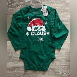 NWT The Children’s Place ‘Baby Claus’ Onsie 18-24M
